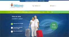 Desktop Screenshot of clinicadelaobesidad.org