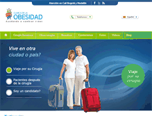 Tablet Screenshot of clinicadelaobesidad.org